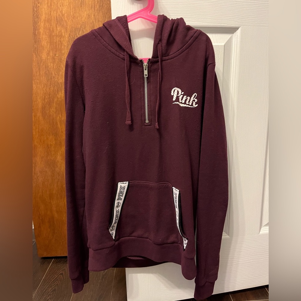 PINK Quarter Zip Pullover